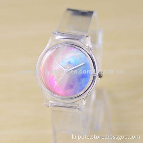 Plastic Wristwatch with Fashionable Design, OEM/ODM Orders Welcomed